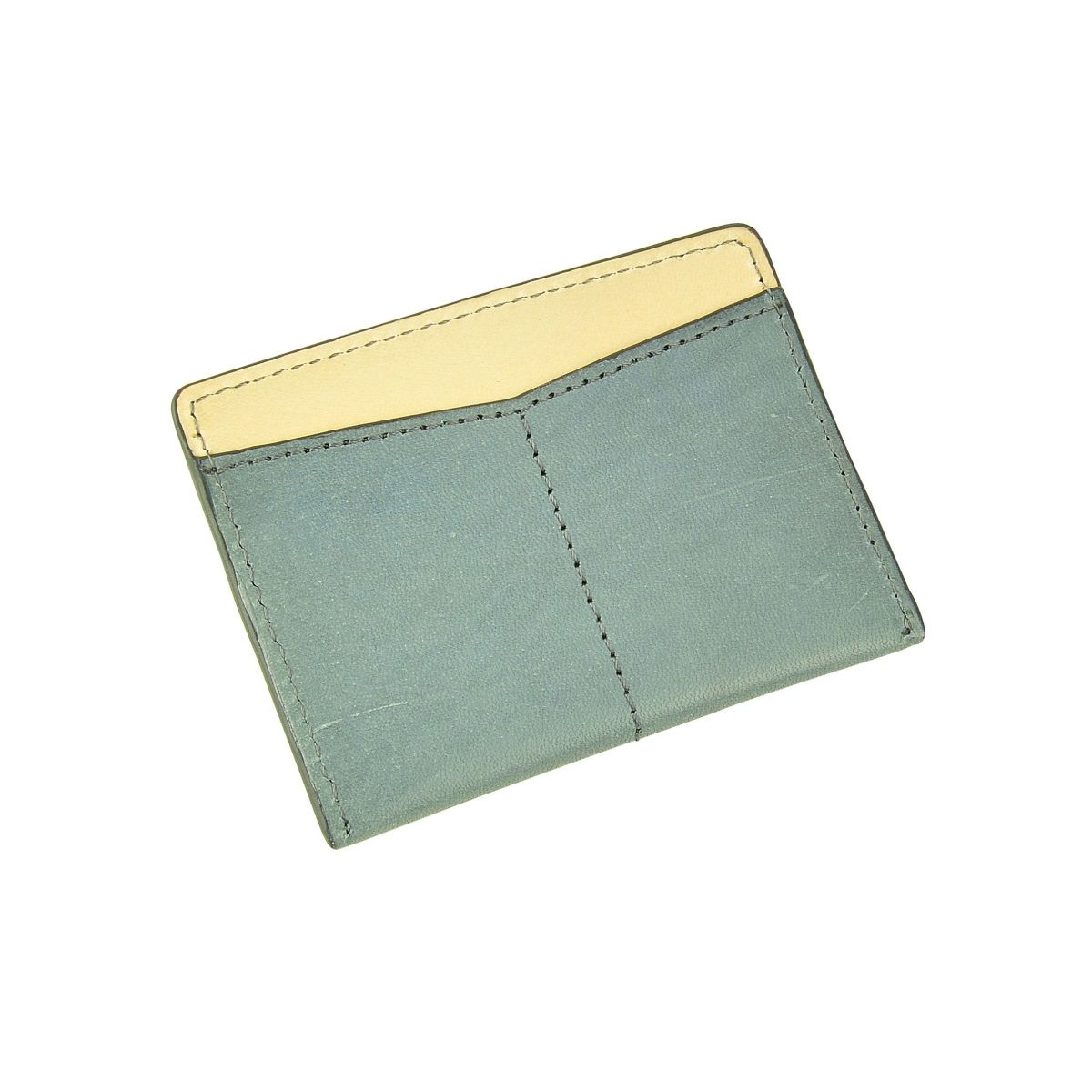 J.FOLD Flat Carrier Leather Wallet - Slate